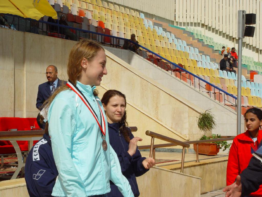 06-2    2006 г.  С.Дедюх награждается за III место. I этап Кубка мира. Александрия, Египет.